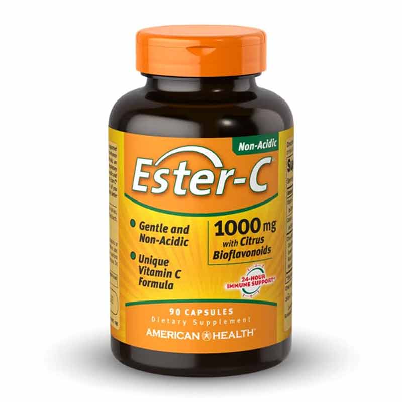Ester-C 1000 Mg Capsules with Citrus Bioflavonoids, 90 Capsules, by American Health
