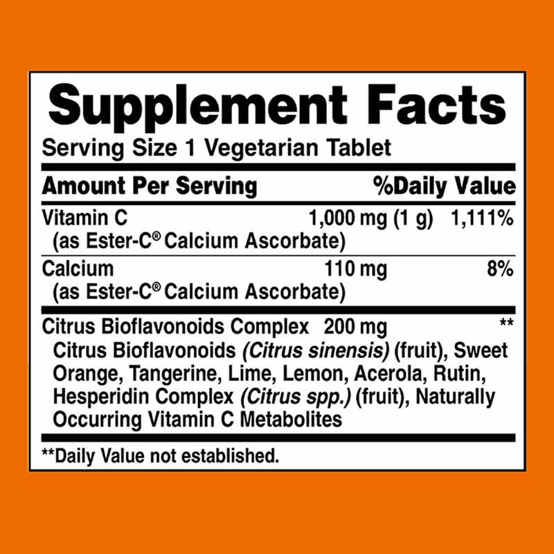 Ester-C 1000 Mg Tablets with Citrus Bioflavonoids, 180 Veg Tablets, by American Health, image #2