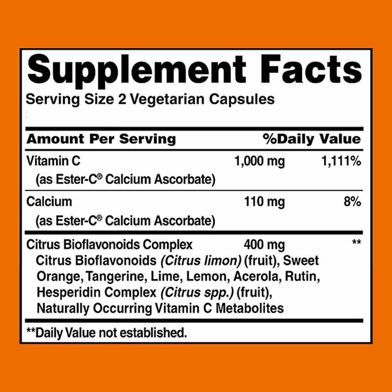 Ester-C 500 Mg w/Citrus Bioflavonoids, 120 Veg Capsules, by American Health, image #2