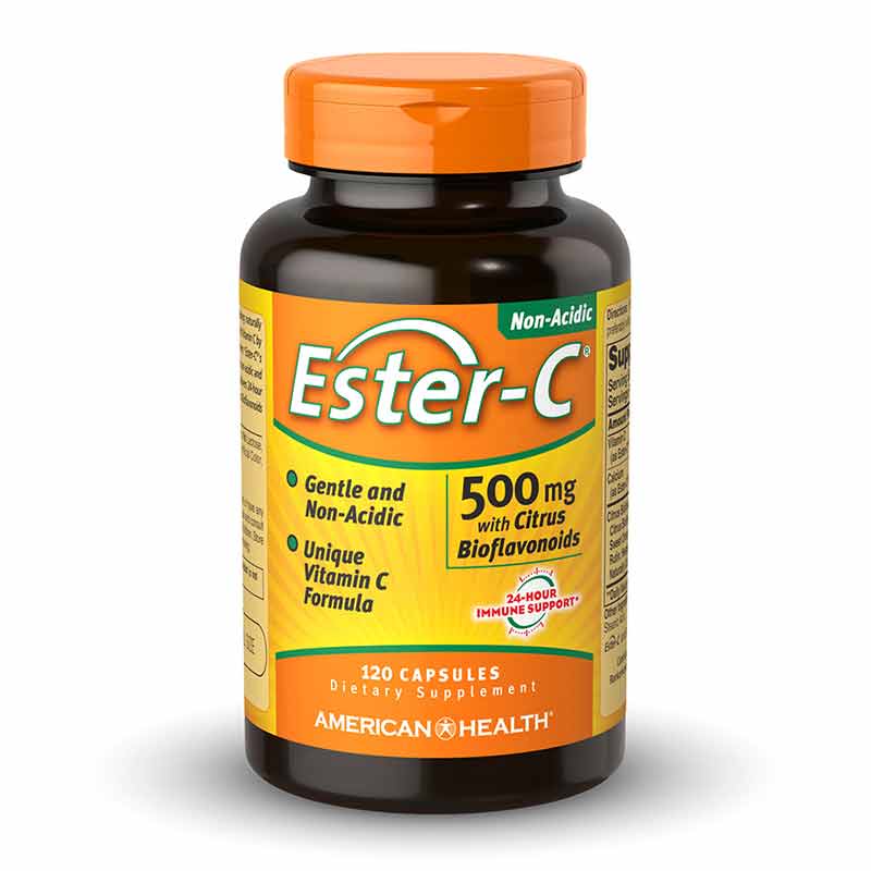 Ester-C 500 Mg w/Citrus Bioflavonoids, 120 Capsules, by American Health