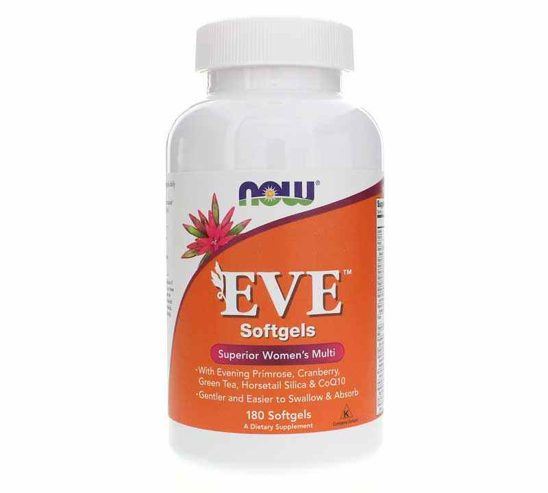 EVE Softgels Superior Women's Multi, 180 Softgels, by NOW Foods
