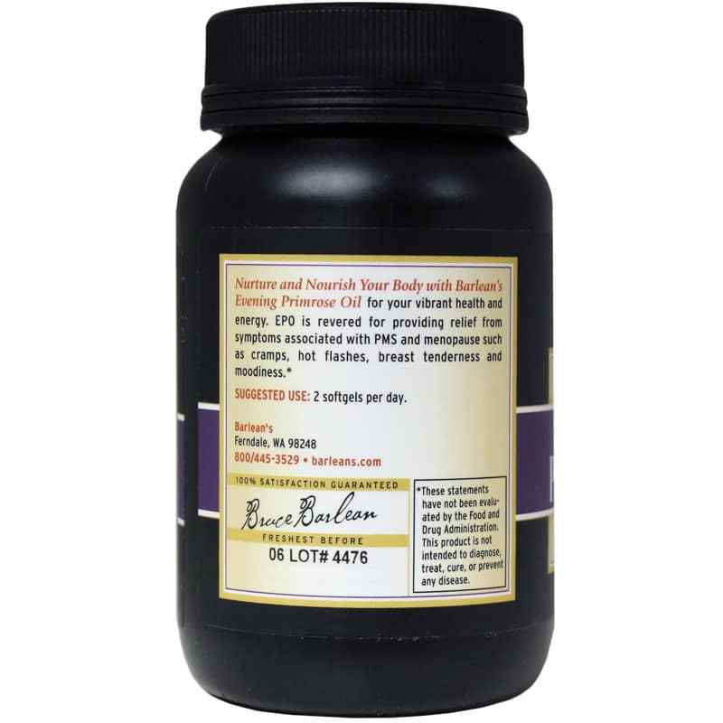 Evening Primrose Oil, 120 Softgels, by Barleans Organic Oils, image #3