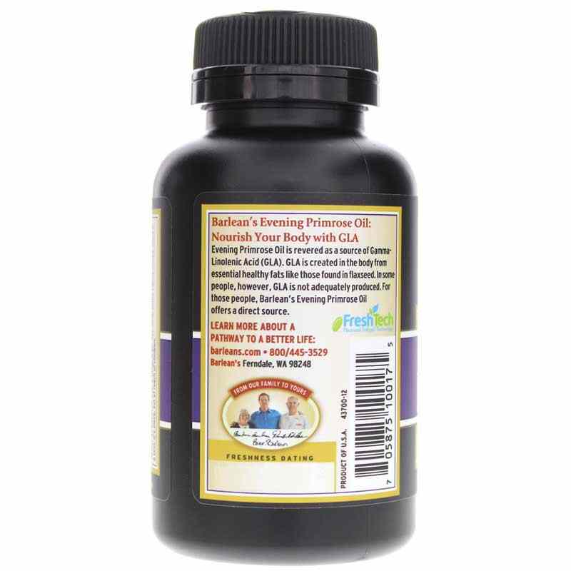 Evening Primrose Oil, 60 Softgels, by Barleans Organic Oils, image #3