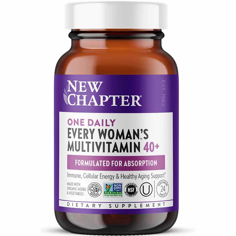 Every Womans One Daily Multi 40+, 24 Tablets, by New Chapter