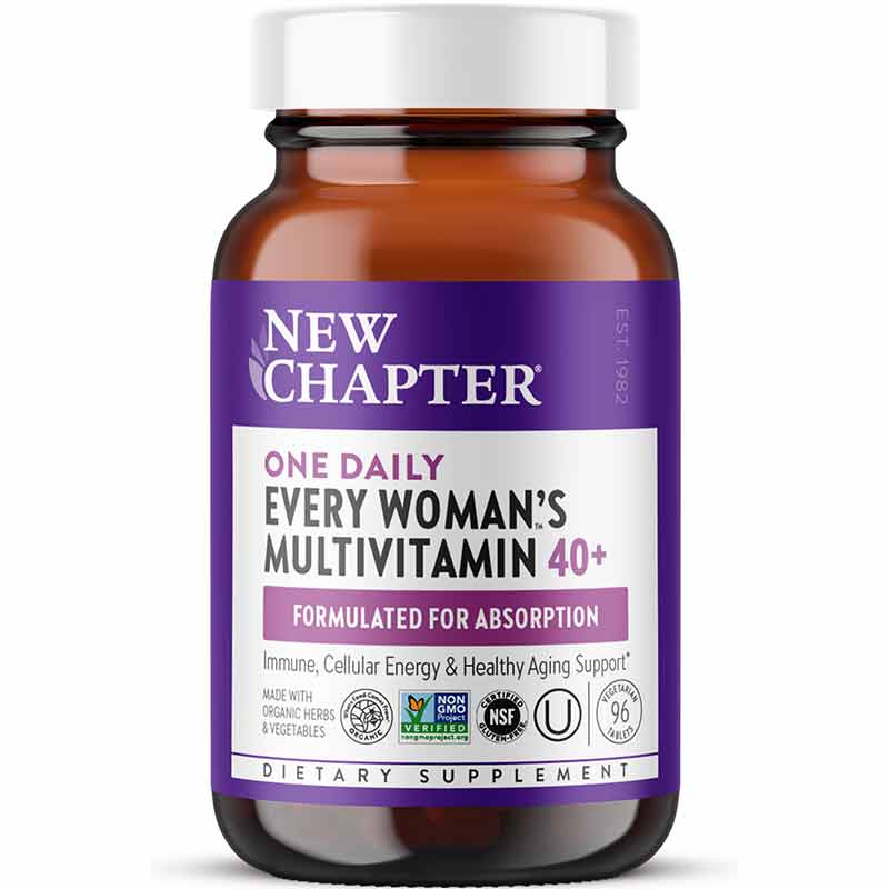 Every Womans One Daily Multi 40+, 96 Tablets, by New Chapter
