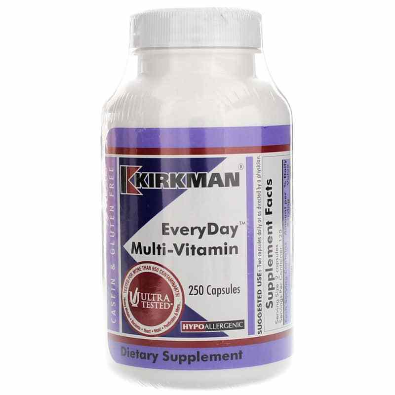 EveryDay Multi-Vitamin, 250 Capsules, by Kirkman