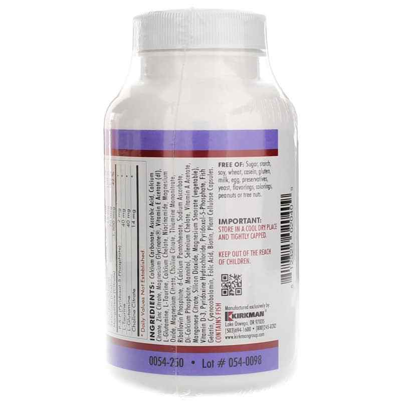EveryDay Multi-Vitamin, 250 Capsules, by Kirkman, image #3