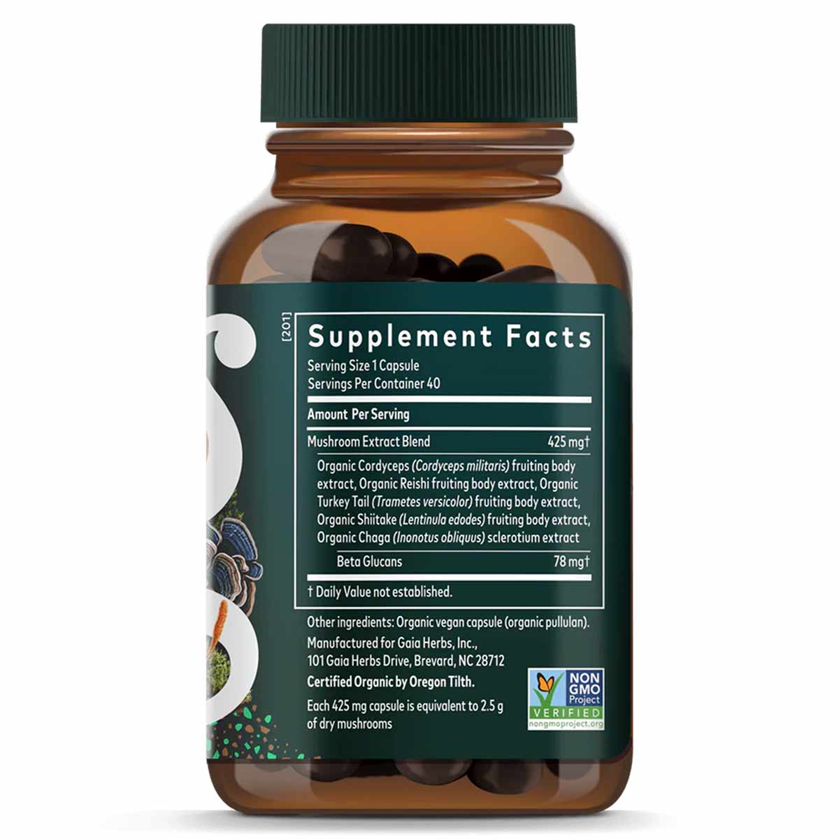 Everyday Mushrooms (formerly Immune Mushroom Blend), by Gaia Herbs