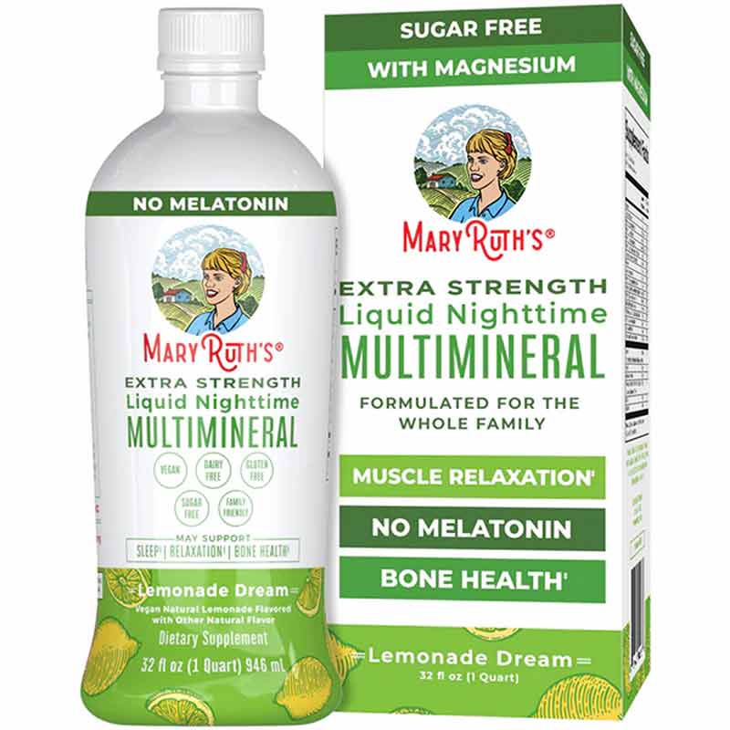 Extra Strength Liquid Nighttime Multimineral, by MaryRuth's Organics