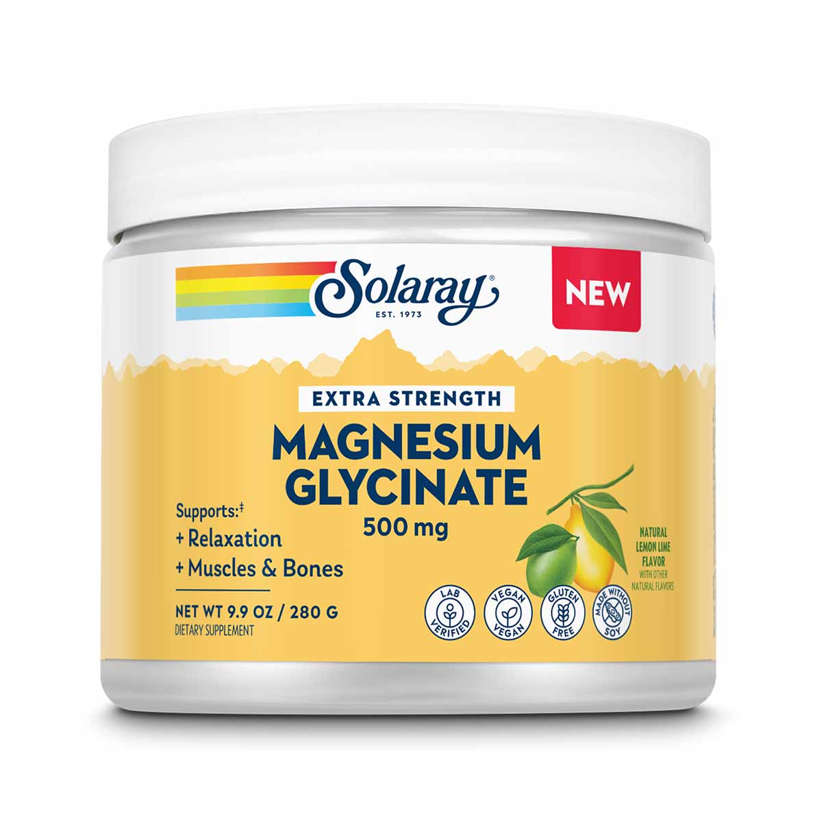 Extra Strength Magnesium Glycinate Powder, by Solaray