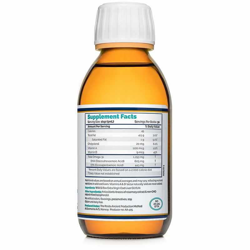 Extra Virgin Cod Liver Oil, by Rosita, image #3