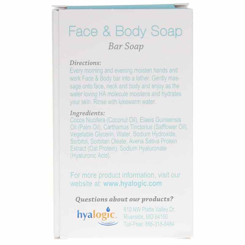 Face & Body Soap with Hyaluronic Acid, by Hyalogic, image #3