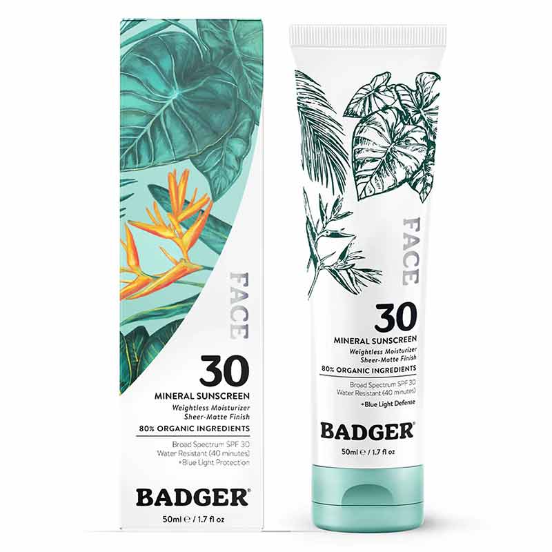 Face Mineral Sunscreen SPF 30, by Badger