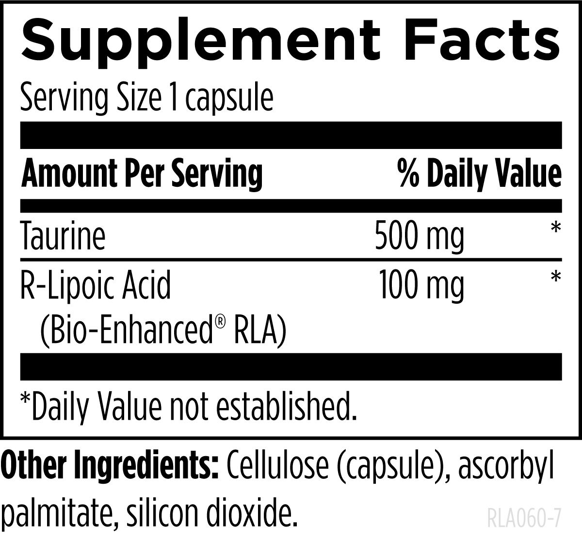 Stabilized R-Lipoic Acid Supreme, 60 Veg Capsules, by Designs For Health