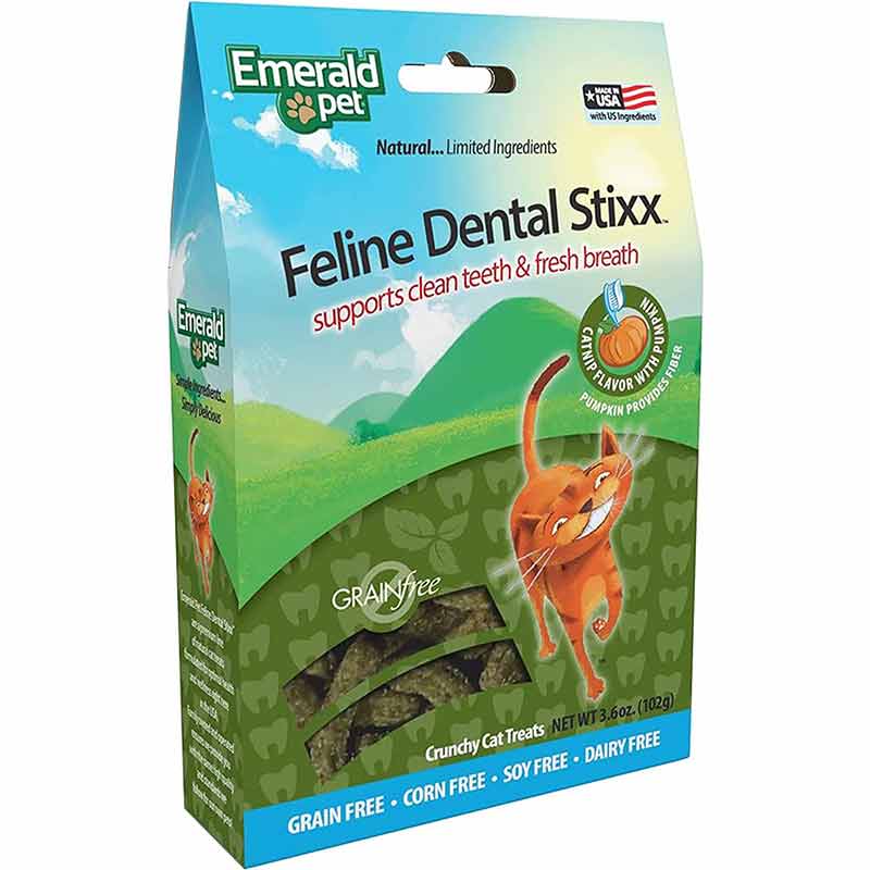 Feline Dental Stixx, Catnip, by Emerald Pet