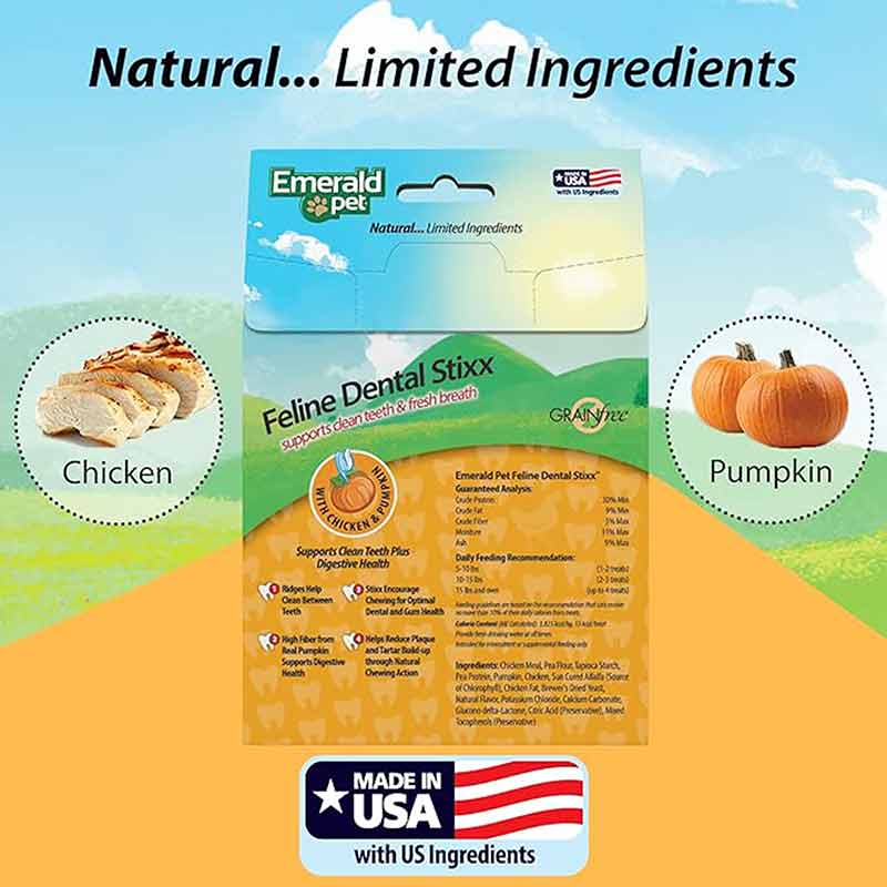 Feline Dental Stixx, Chicken, by Emerald Pet, image #4