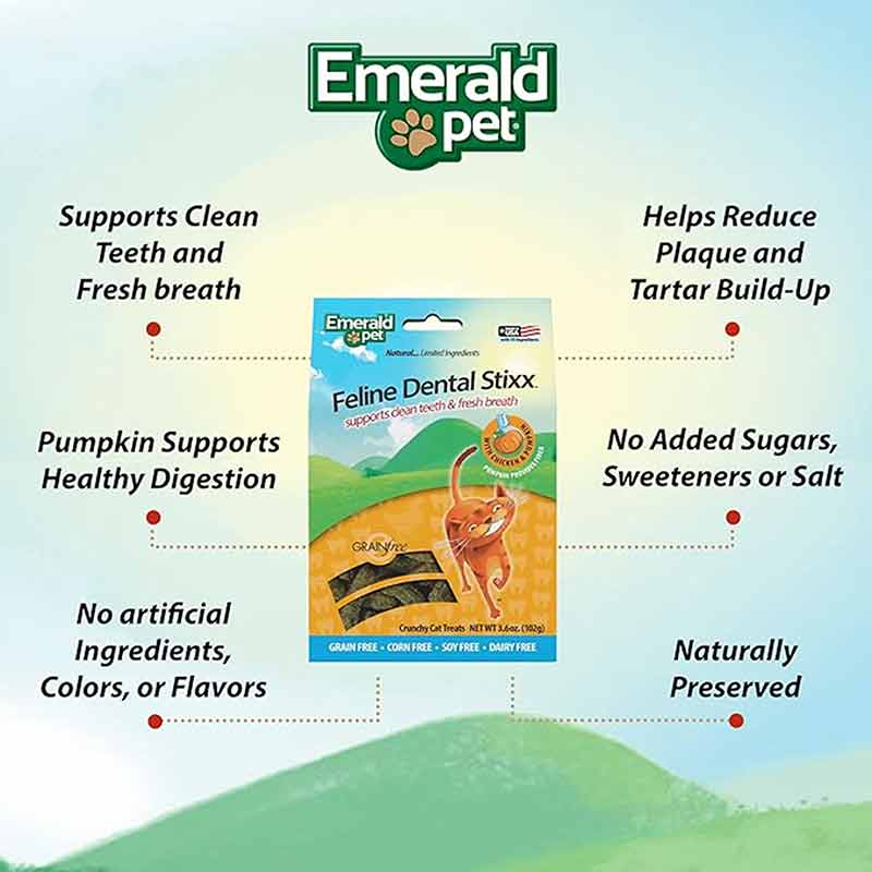 Feline Dental Stixx, Chicken, by Emerald Pet, image #5