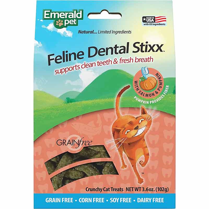 Feline Dental Stixx, Salmon, by Emerald Pet