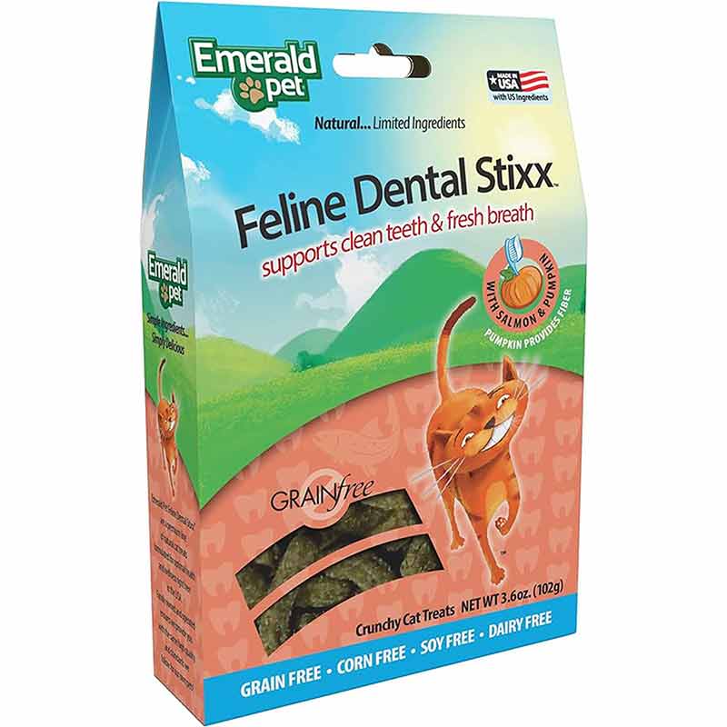 Feline Dental Stixx, Salmon, by Emerald Pet, image #2