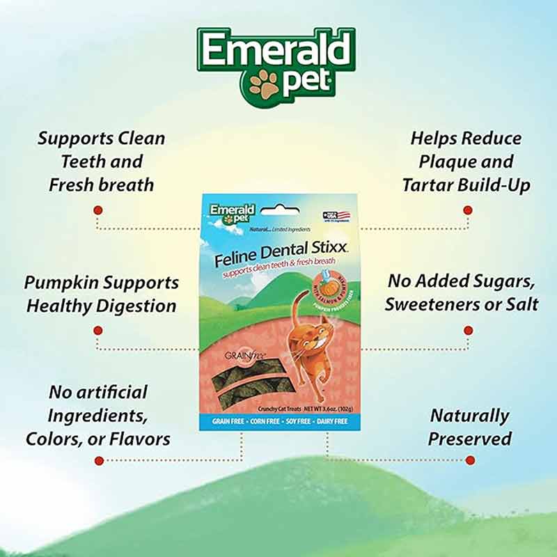 Feline Dental Stixx, Salmon, by Emerald Pet, image #5