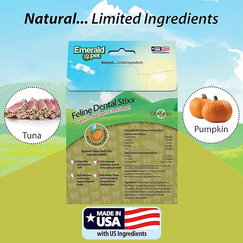 Feline Dental Stixx, Tuna, by Emerald Pet, image #4