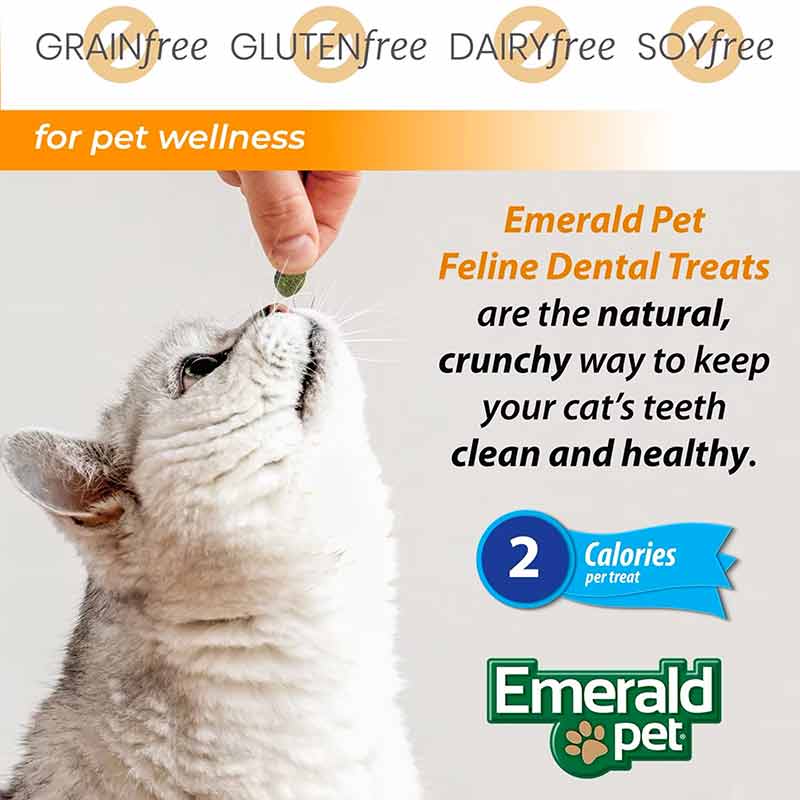 Feline Dental Treats, Chicken, 3 Oz, by Emerald Pet, image #5