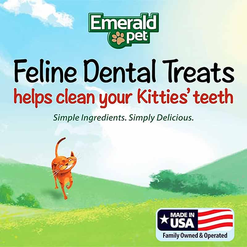 Feline Dental Treats, Salmon, 11 Oz, by Emerald Pet, image #5