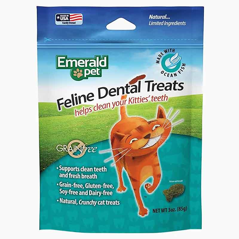 Feline Dental Treats, by Emerald Pet