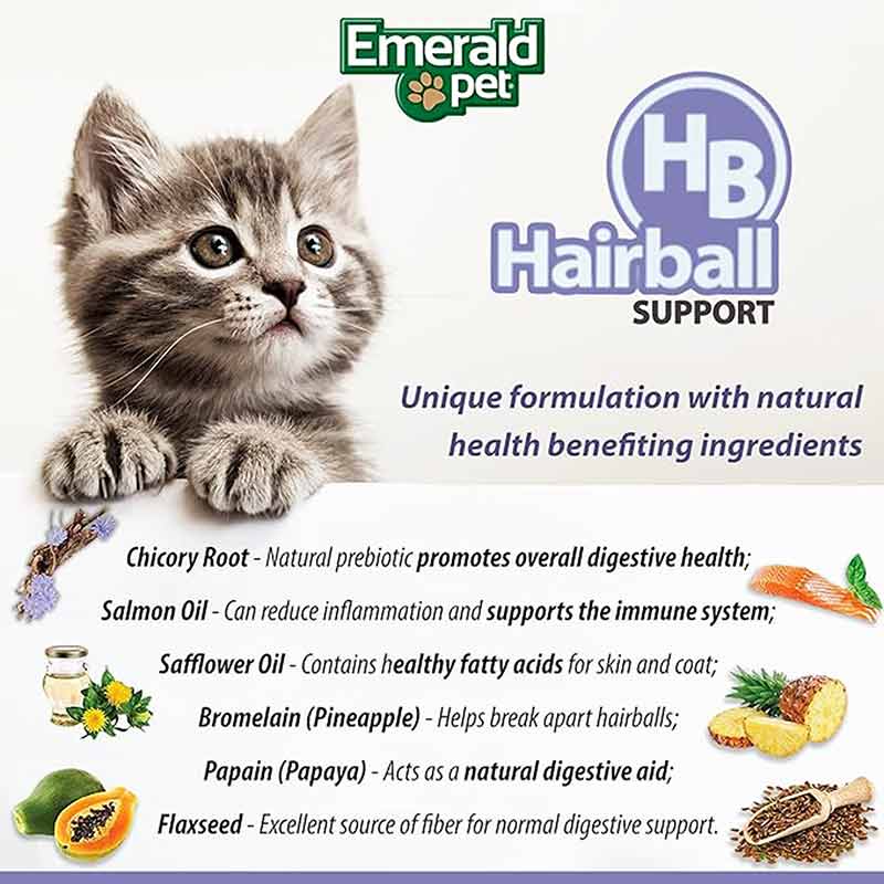 Feline Health Chews for Hairball Support, by Emerald Pet, image #6