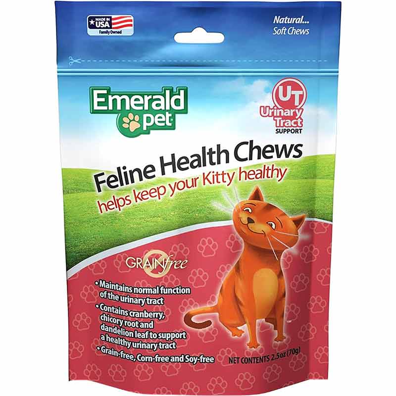 Feline Health Chews for Urinary Tract Support, Emerald Pet – Natural ...