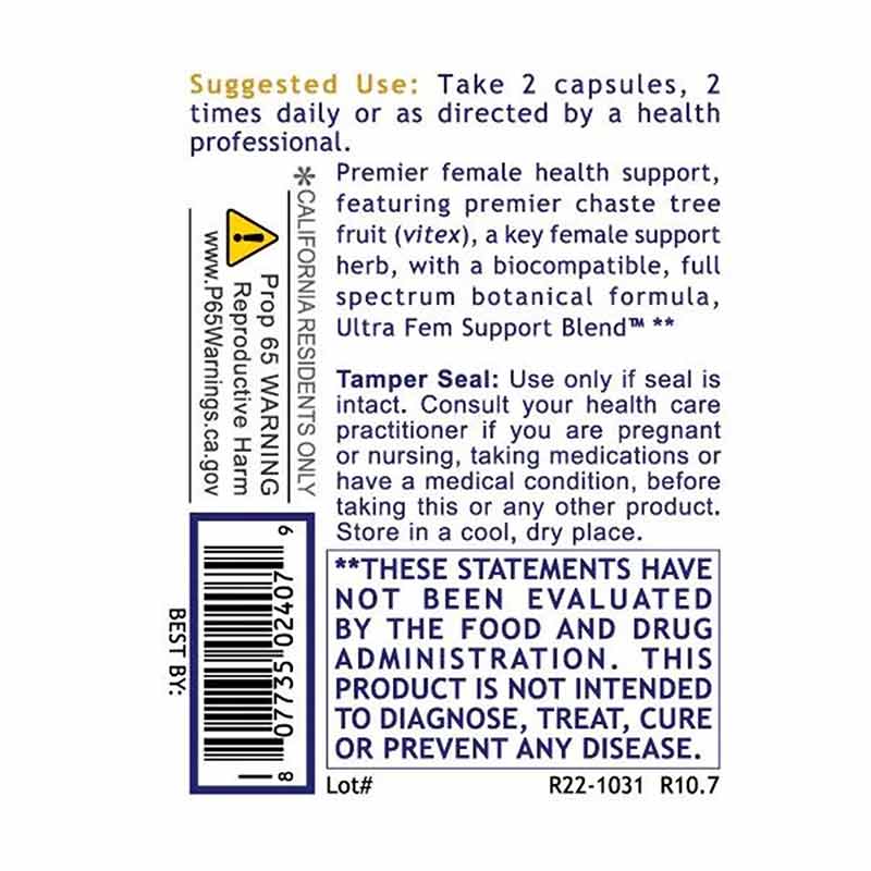 Fem Balance-FX Female Support, by Premier Research Labs, image #3