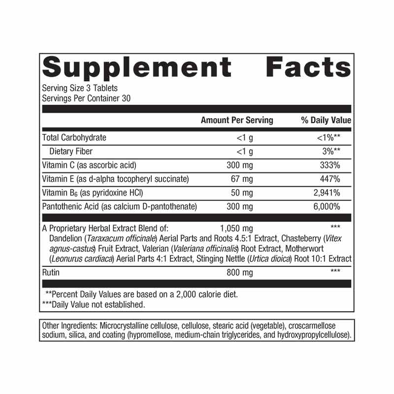 Fem EstroPlex, 90 Tablets, by Metagenics, image #2