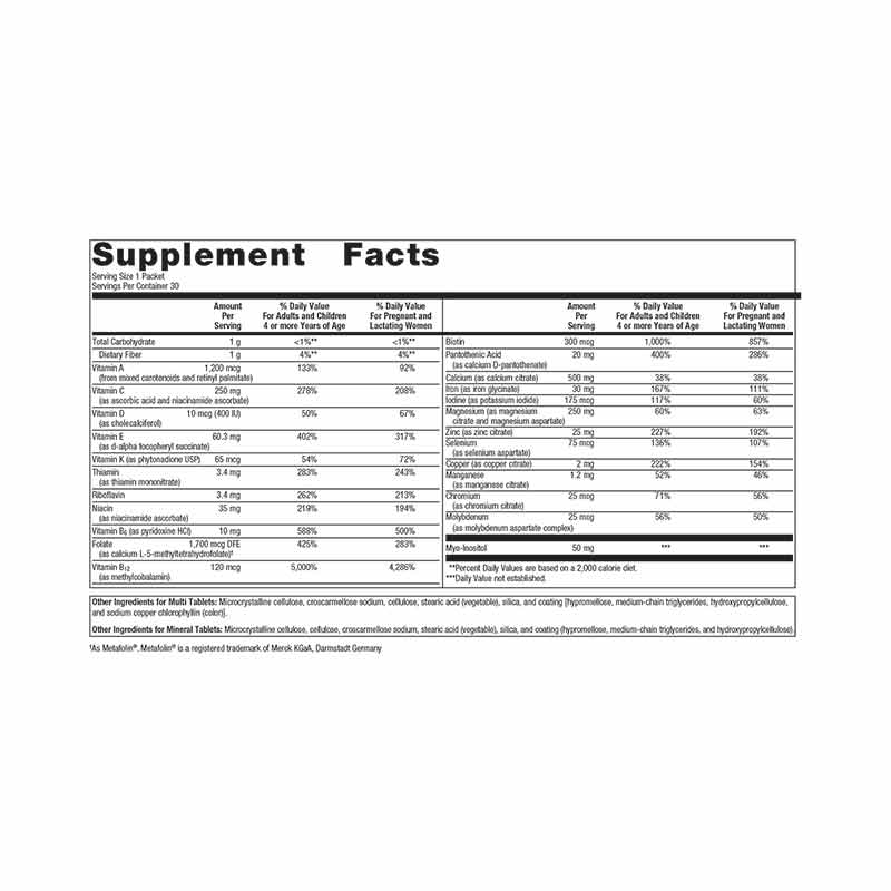 Fem Prenatal, 30 Packets, by Metagenics, image #2
