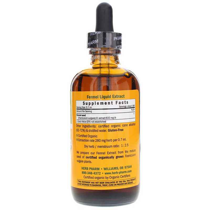 Fennel Extract, 4 Oz, by Herb Pharm, image #2
