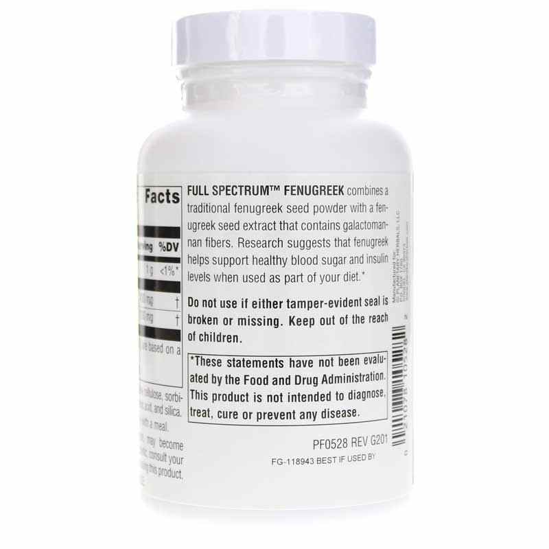 Fenugreek 600 Mg Full Spectrum, 120 Tablets, by Planetary Herbals, image #3