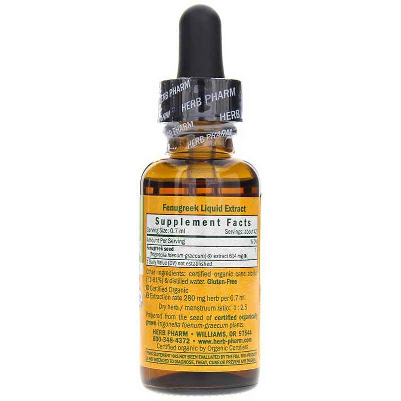Fenugreek Extract, 1 Oz, by Herb Pharm, image #2