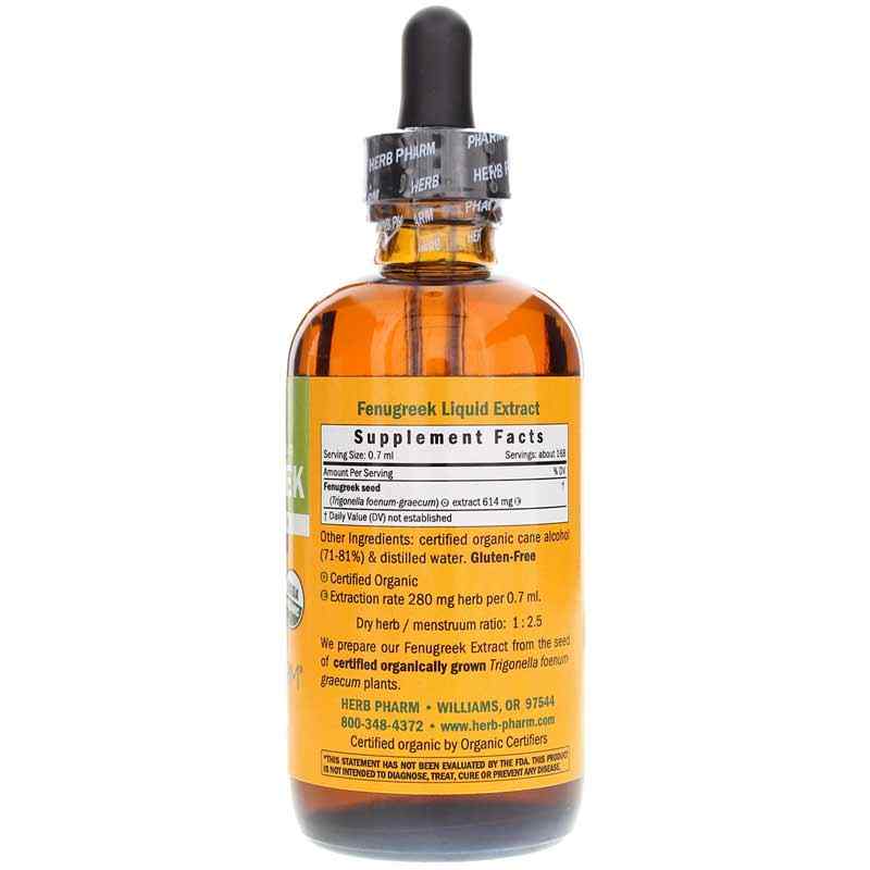 Fenugreek Extract, 4 Oz, by Herb Pharm, image #2