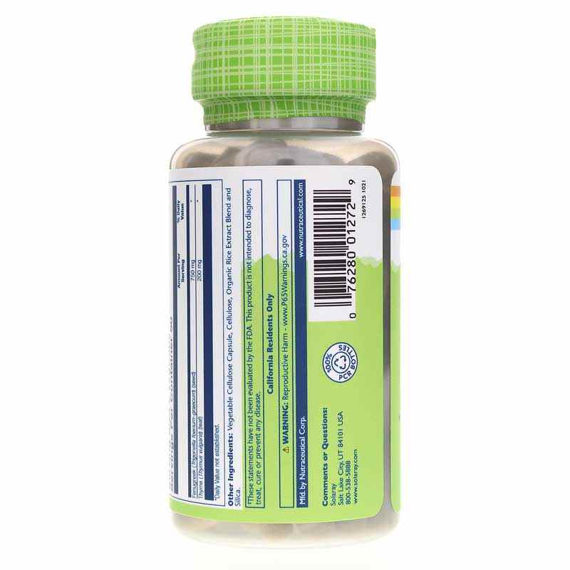 Fenugreek & Thyme, by Solaray, image #4