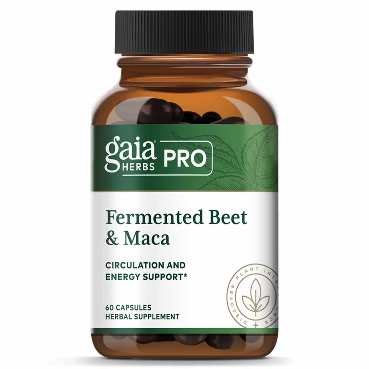 Fermented Beet & Maca, 60 Capsules, by Gaia Herbs Pro