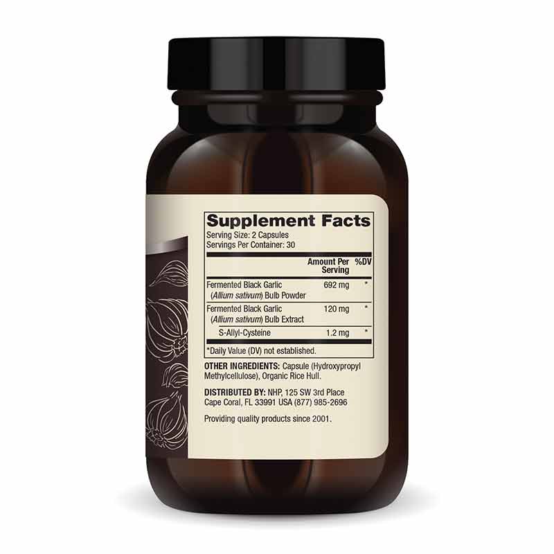 Fermented Black Garlic, 60 Capsules, by Dr. Mercola, image #2