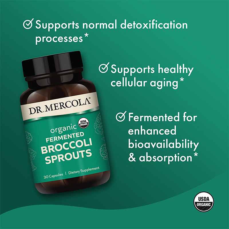 Fermented Broccoli Sprouts, 30 Capsules, by Dr. Mercola, image #4