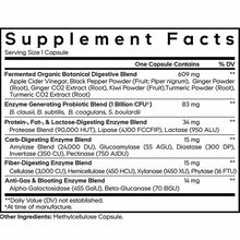 Fermented Digestive Enzymes+, 30 Veg Capsules, by Codeage, image #3