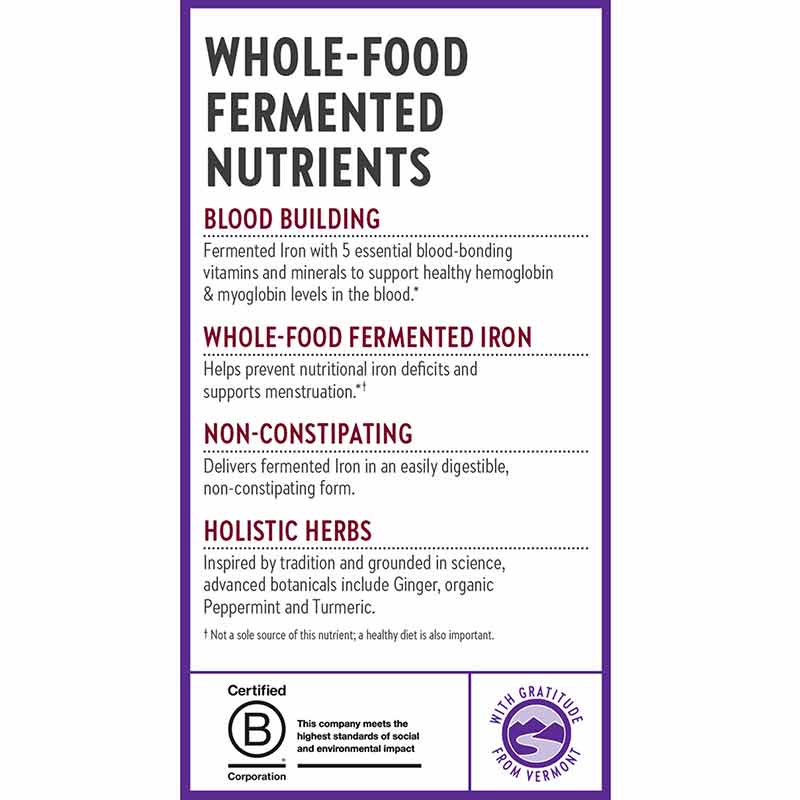 Fermented Iron Complex, 90 Veg Tablets, by New Chapter, image #4