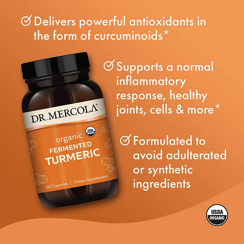 Fermented Turmeric, 60 Capsules, by Dr. Mercola, image #4