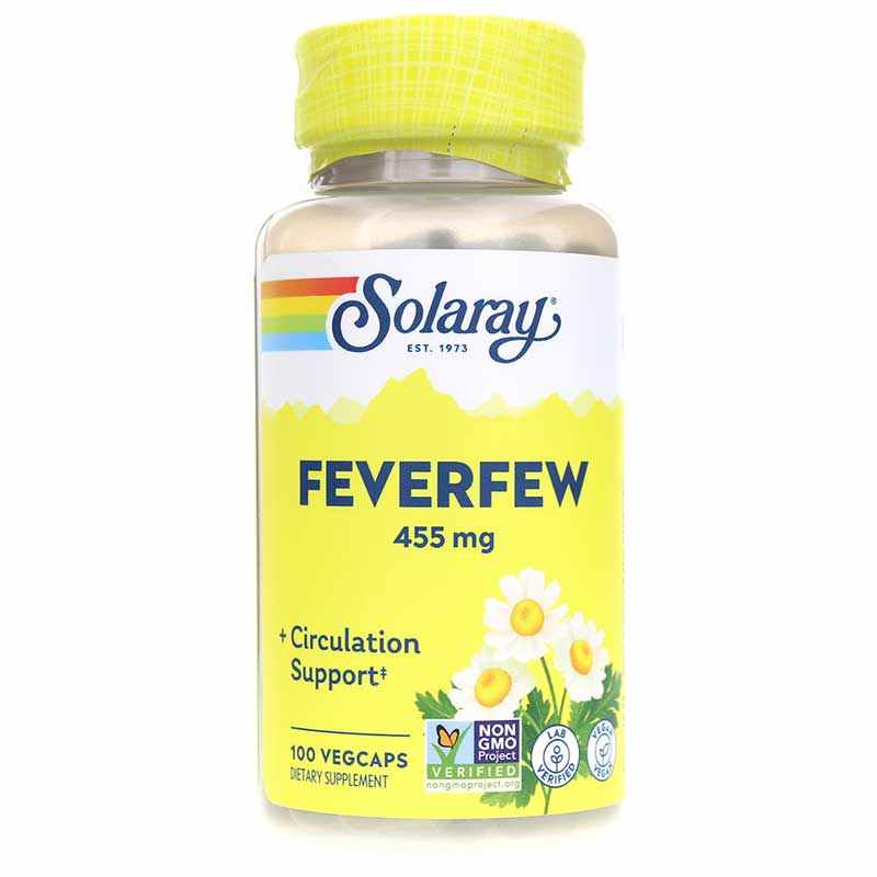 Feverfew 455 Mg, by Solaray
