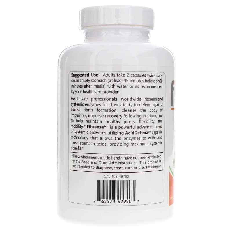 Fibrenza Systemic Enzyme, 240 Capsules, by HCP Formulas, image #3