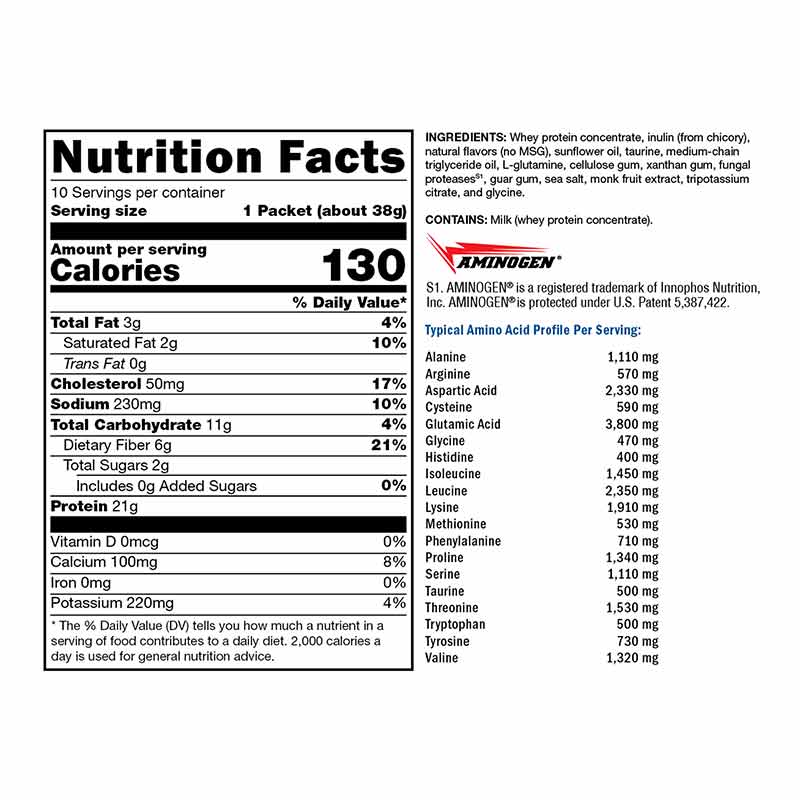 FitFood Lean Whey Sugar & Stevia Free, Vanilla, by Xymogen, image #2