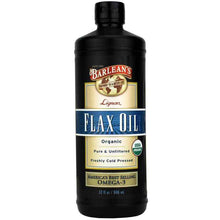 Flax Oil with Preserved Lignans, 32 Oz, by Barleans Organic Oils