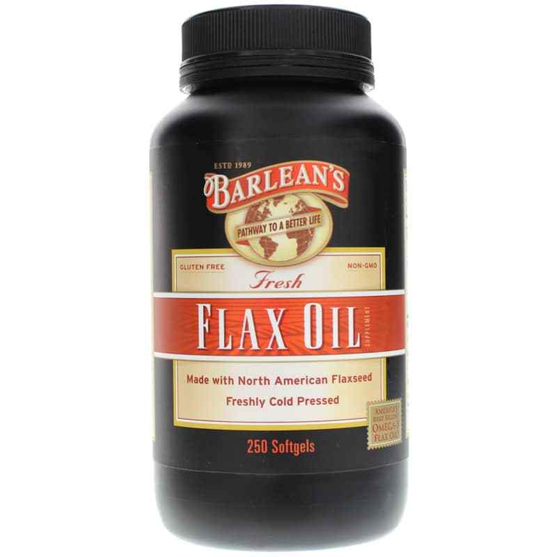 Flax Oil Softgels, by Barleans Organic Oils