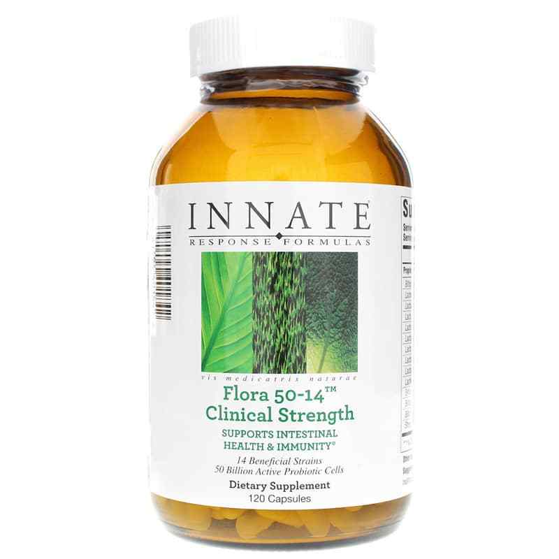 Flora 50-14 Clinical Strength, 120 Capsules, by Innate Response